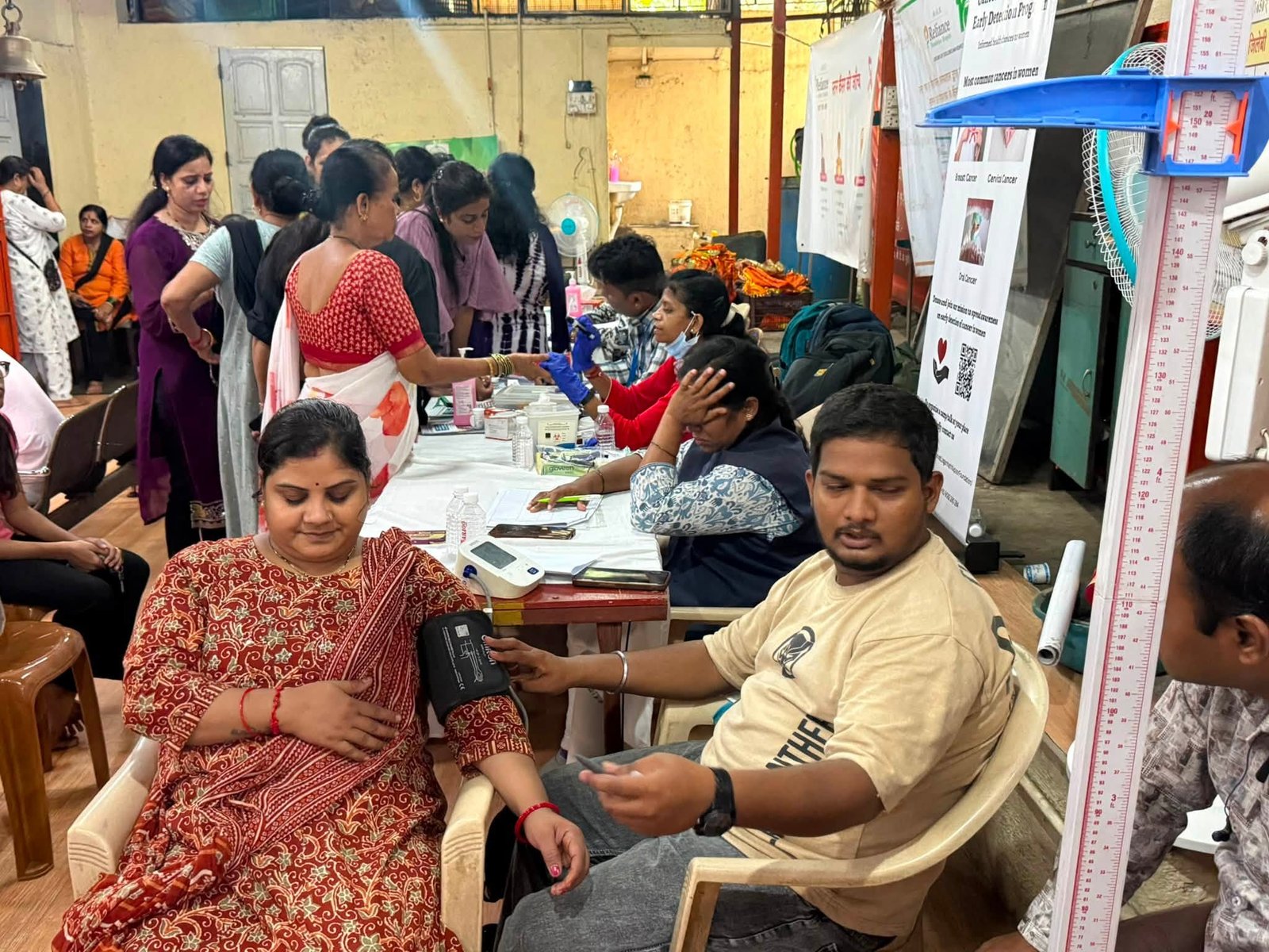 Citizens Respond Enthusiastically to BIG Foundation’s Free Health Check-up Camp in Majiwada